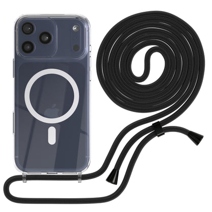 iPhone 17 Pro Max transparente Hülle + Kordel mit MagSafe