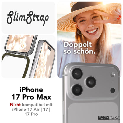 iPhone 17 Pro Max transparente Hülle + Kordel mit MagSafe