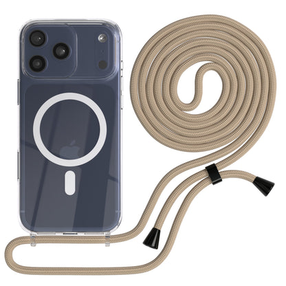 iPhone 17 Pro Max transparente Hülle + Kordel mit MagSafe