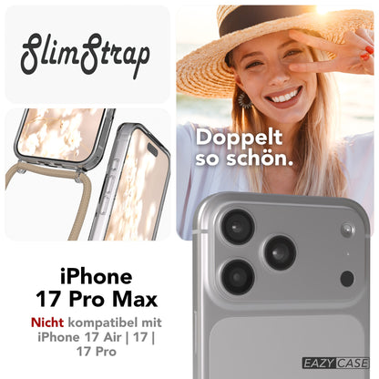 iPhone 17 Pro Max transparente Hülle + Kordel mit MagSafe