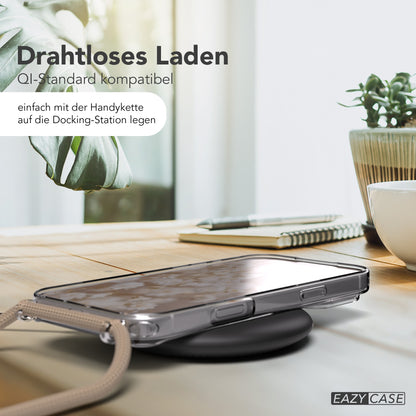 iPhone 17 Pro Max transparente Hülle + Kordel mit MagSafe