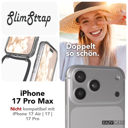 iPhone 17 Pro Max transparente Hülle + Kordel mit MagSafe