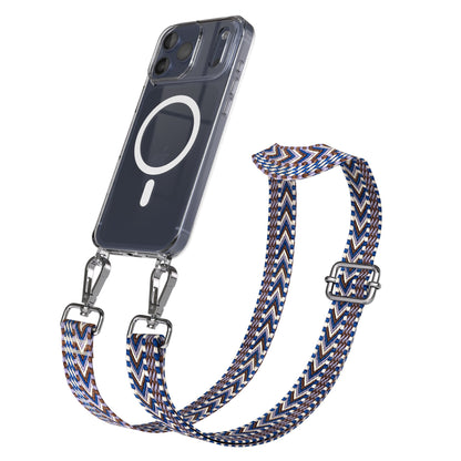 iPhone 17 Pro Max MagSafe Hülle mit verstellbarer Boho Handykette 