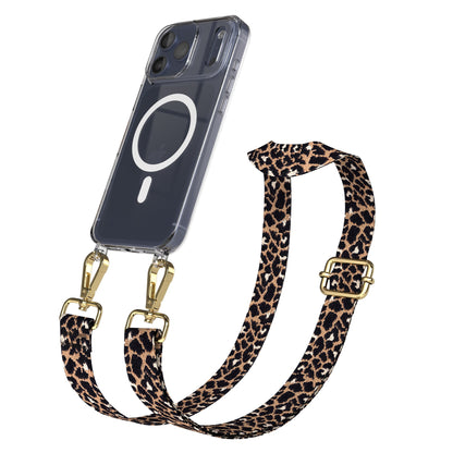 iPhone 17 Pro Max MagSafe Hülle mit verstellbarer Boho Handykette 