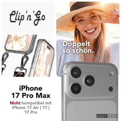 iPhone 17 Pro Max MagSafe Hülle mit verstellbarer Boho Handykette 