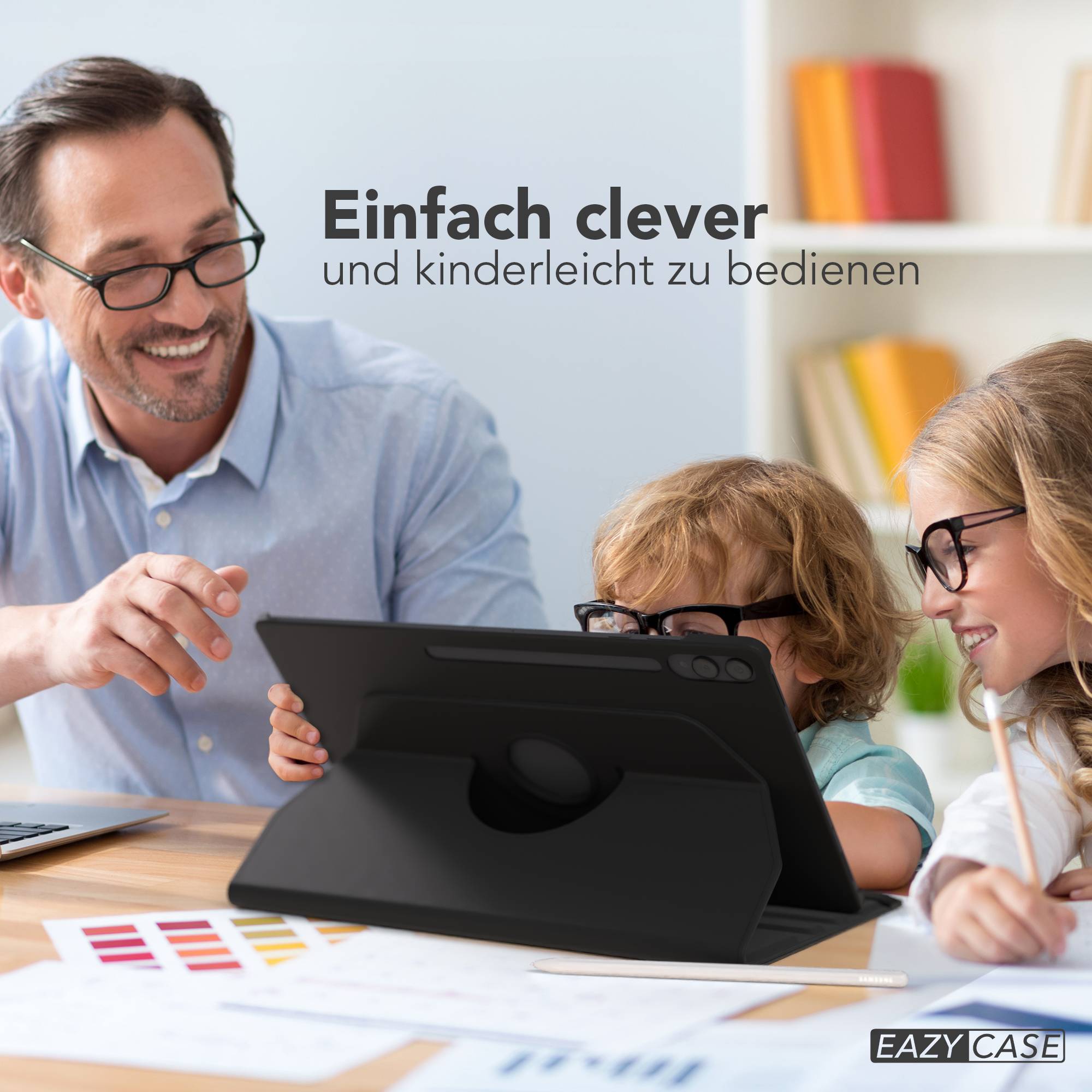 Samsung Galaxy Tab S11 Ultra drehbare Tablethülle 360 Grad Rotation Ständerfunktion 