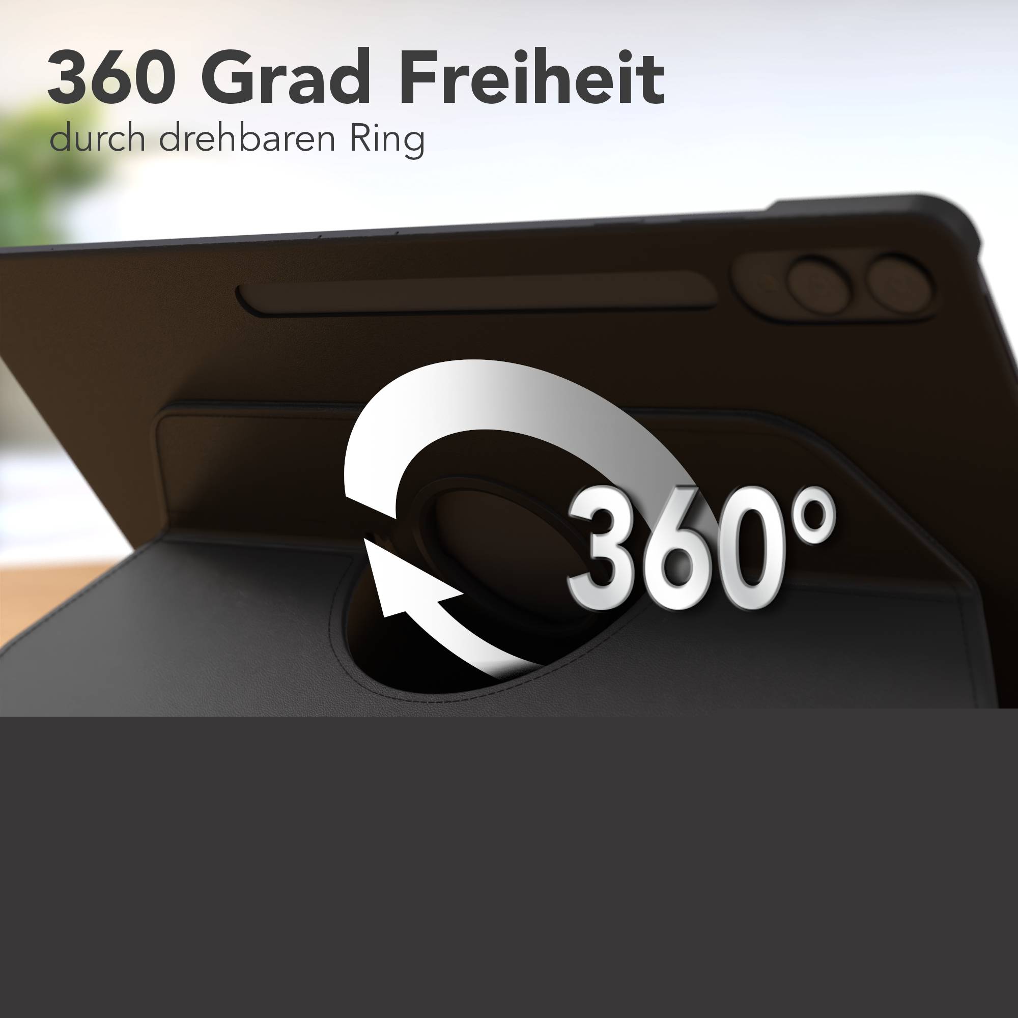 Samsung Galaxy Tab S11 Ultra drehbare Tablethülle 360 Grad Rotation Ständerfunktion 