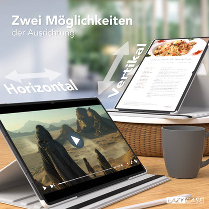 Samsung Galaxy Tab S11 Ultra drehbare Tablethülle 360 Grad Rotation Ständerfunktion 
