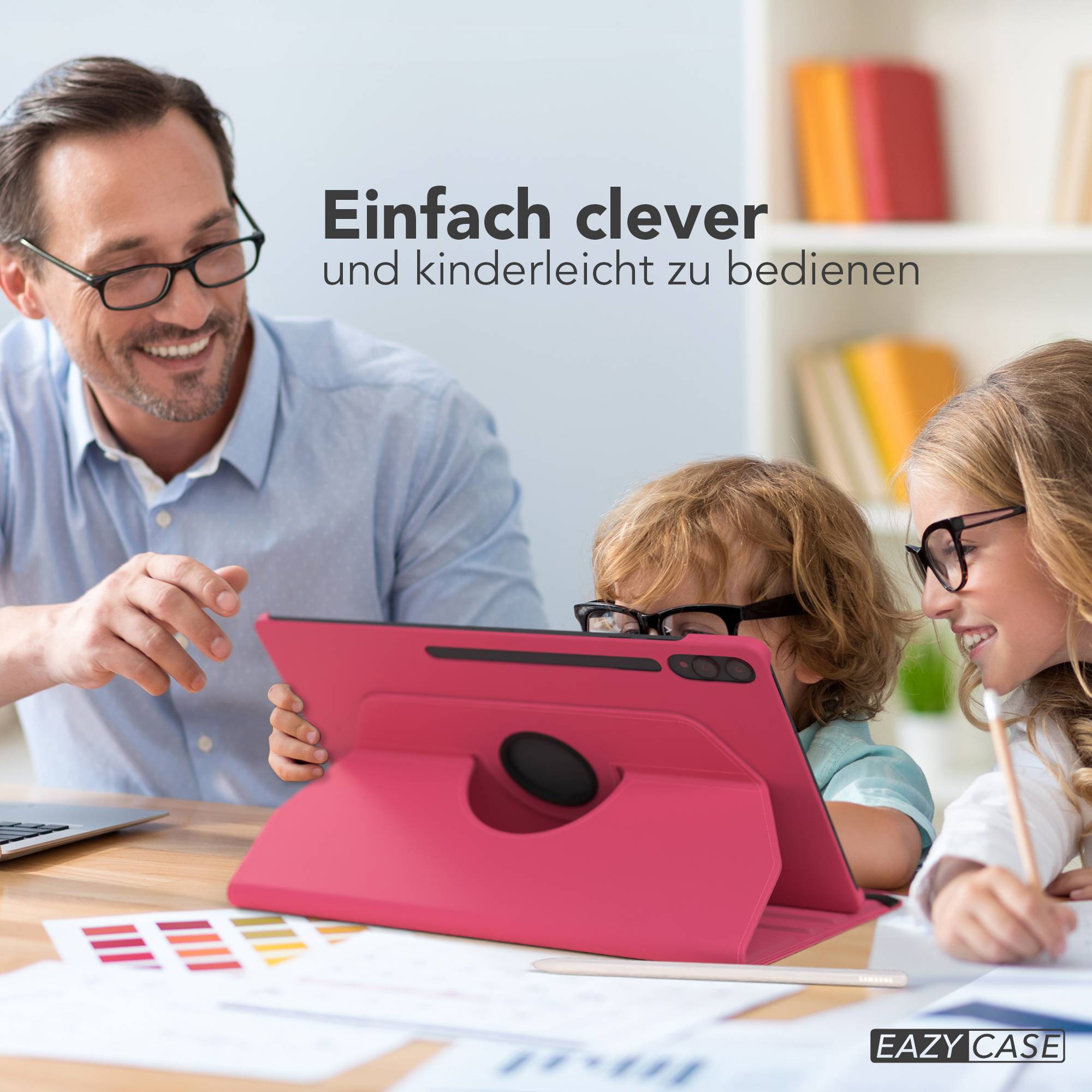 Samsung Galaxy Tab S11 Ultra drehbare Tablethülle 360 Grad Rotation Ständerfunktion 