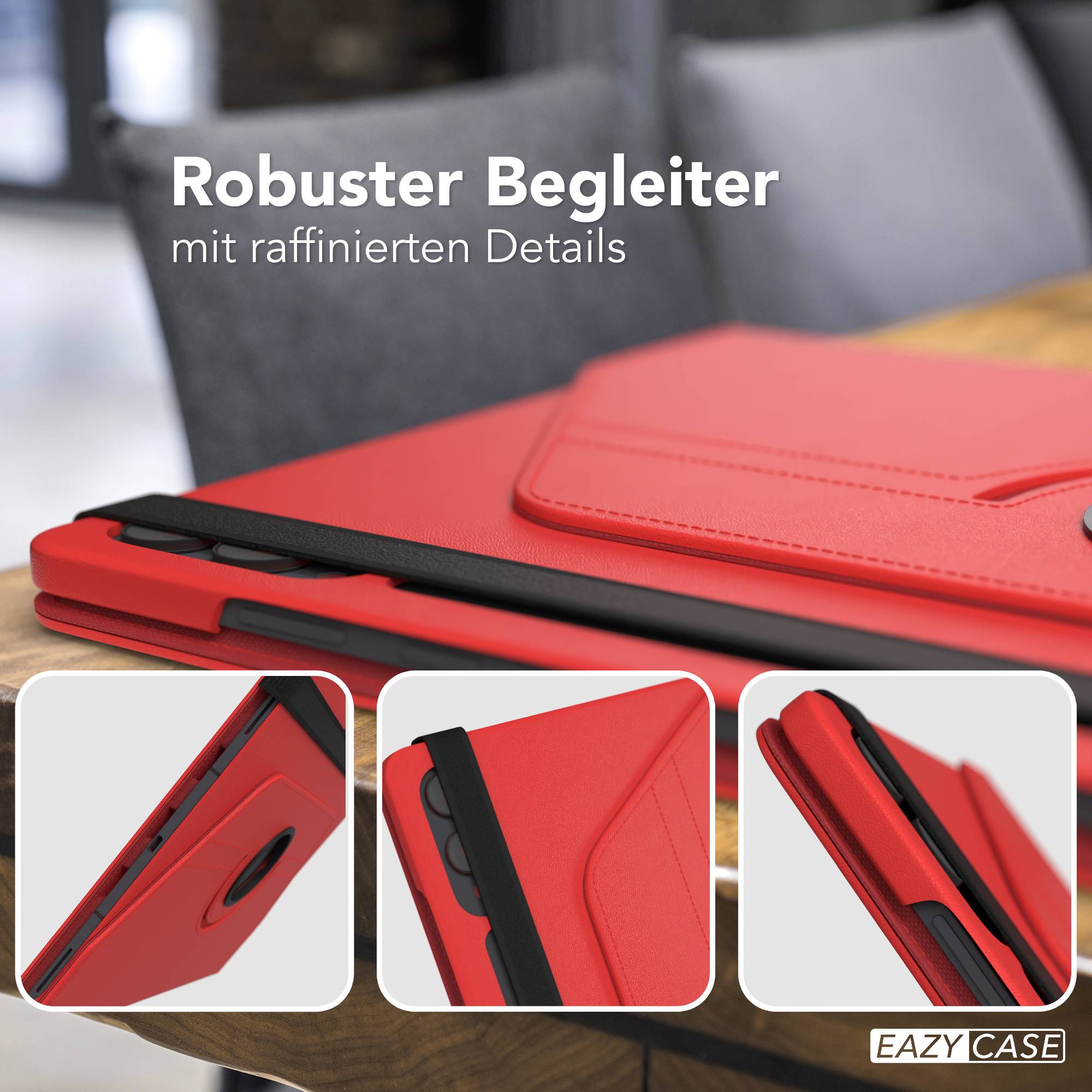 Samsung Galaxy Tab S11 Ultra drehbare Tablethülle 360 Grad Rotation Ständerfunktion 