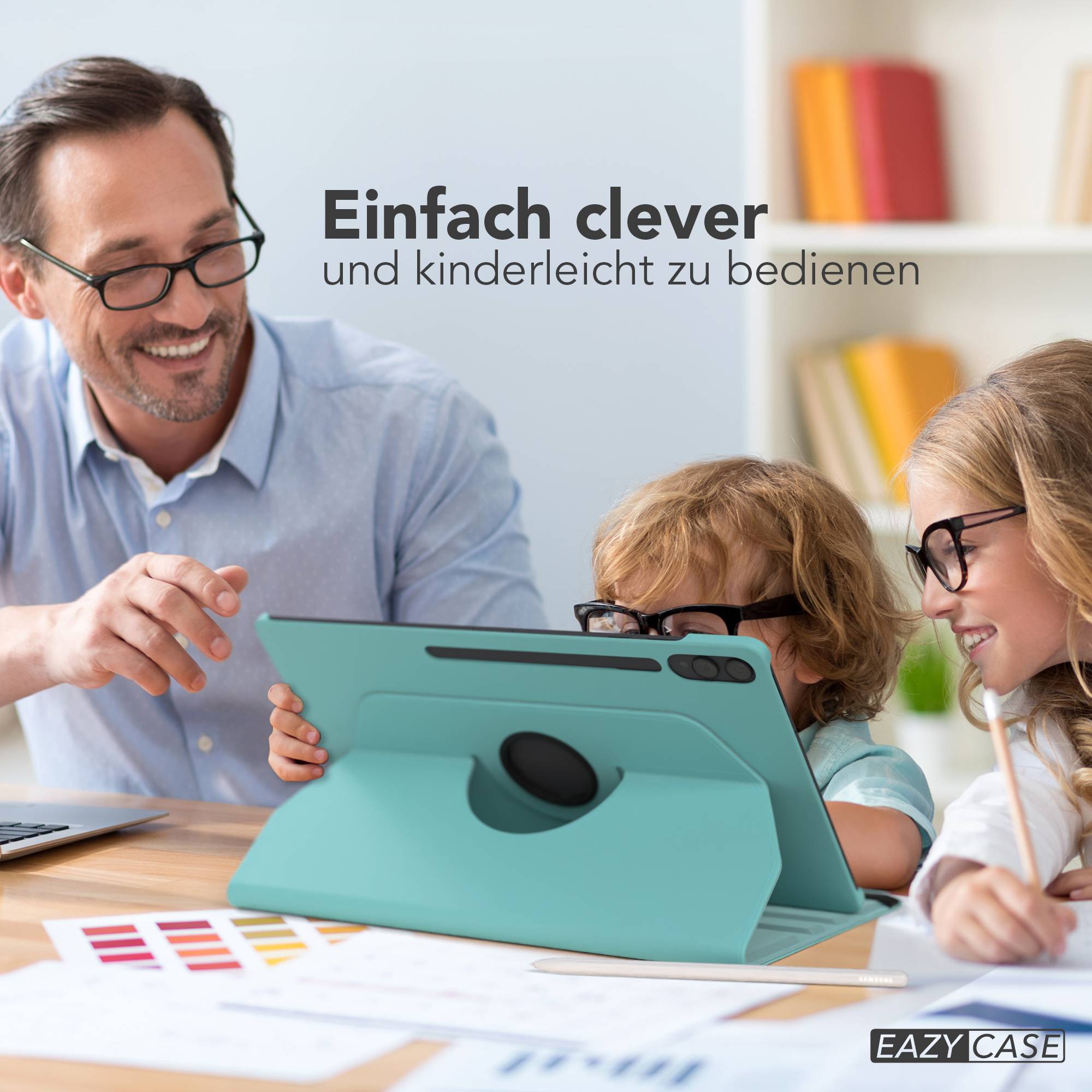 Samsung Galaxy Tab S11 Ultra drehbare Tablethülle 360 Grad Rotation Ständerfunktion 