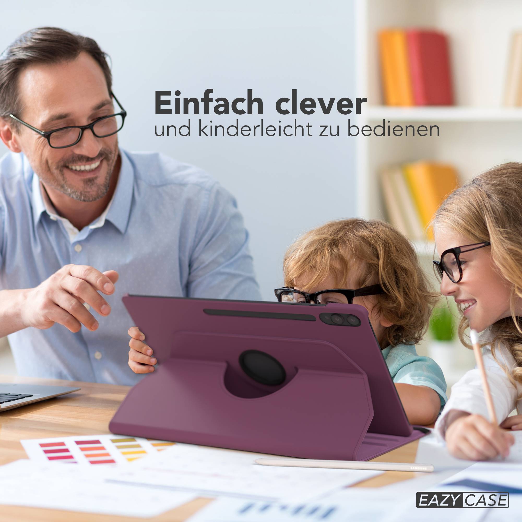 Samsung Galaxy Tab S11 Ultra drehbare Tablethülle 360 Grad Rotation Ständerfunktion 