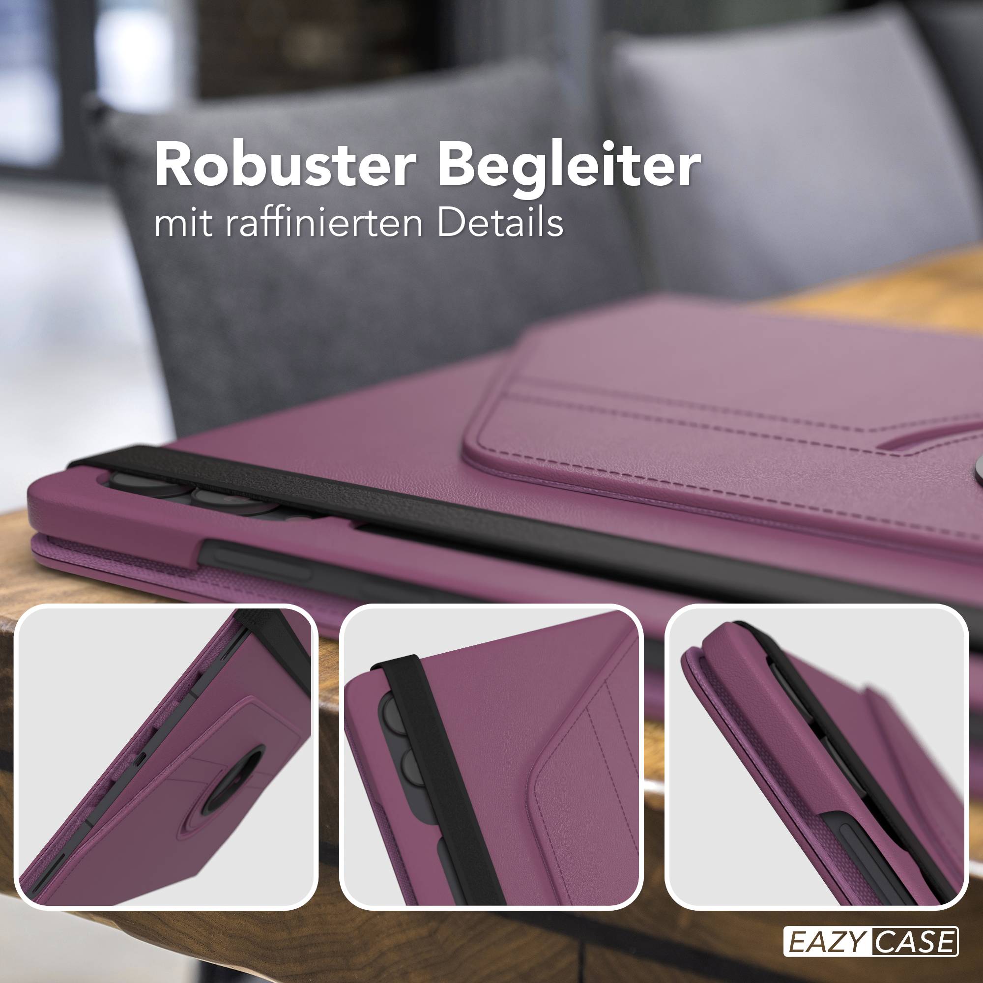 Samsung Galaxy Tab S11 Ultra drehbare Tablethülle 360 Grad Rotation Ständerfunktion 