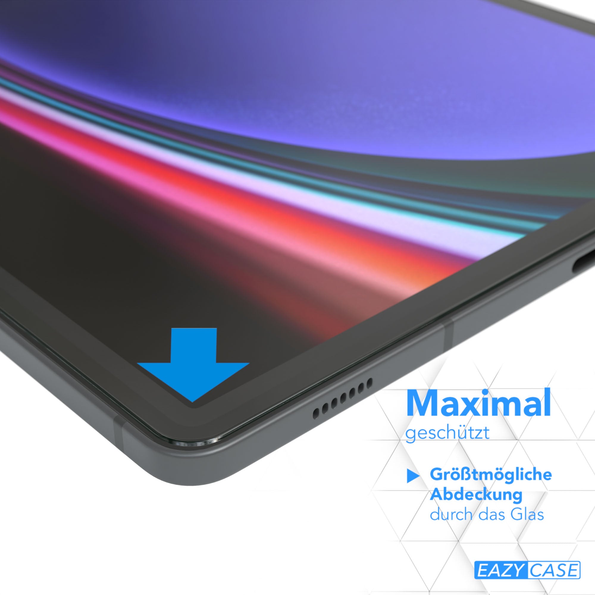 Samsung Galaxy Tab S11 Schutzfolie aus gehärtetem Glas von EAZY CASE