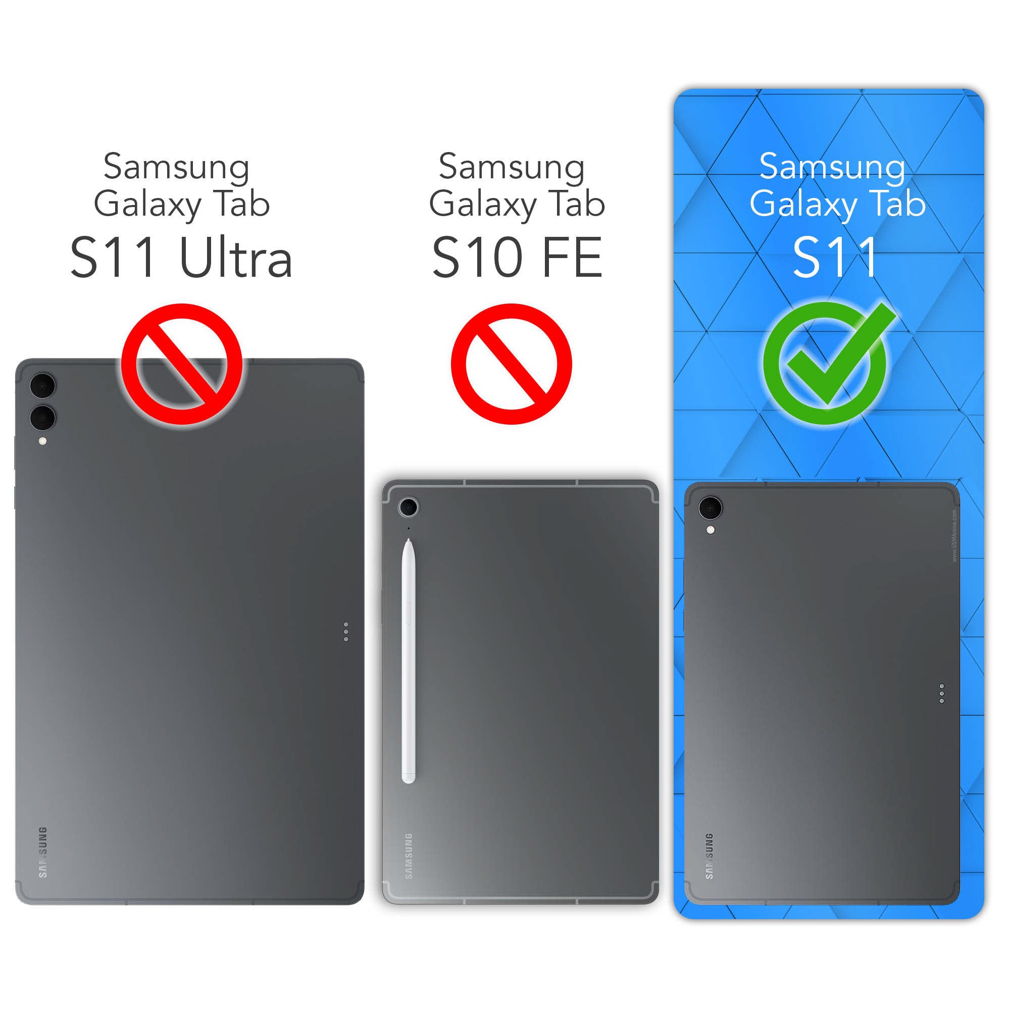 Samsung Galaxy Tab S11 Schutzfolie aus gehärtetem Glas von EAZY CASE