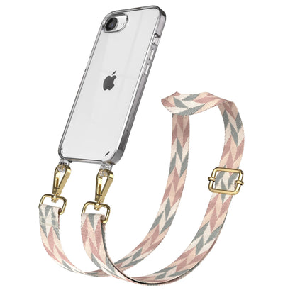 iPhone 16e Handykette mit verstellbarem Boho Band von EAZY CASE 