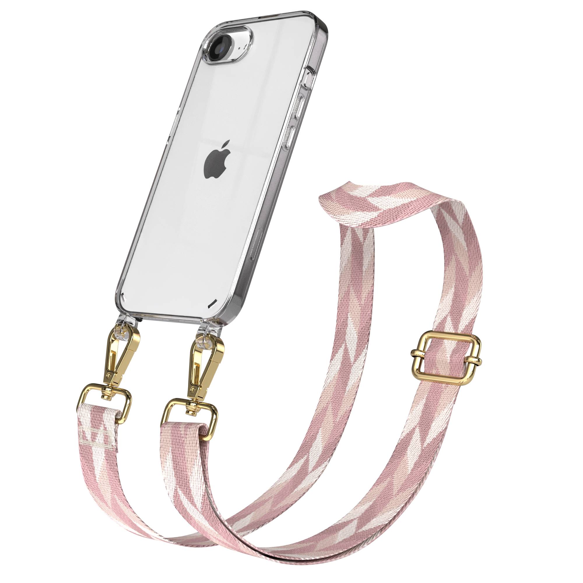 iPhone 16e Handykette mit verstellbarem Boho Band von EAZY CASE 