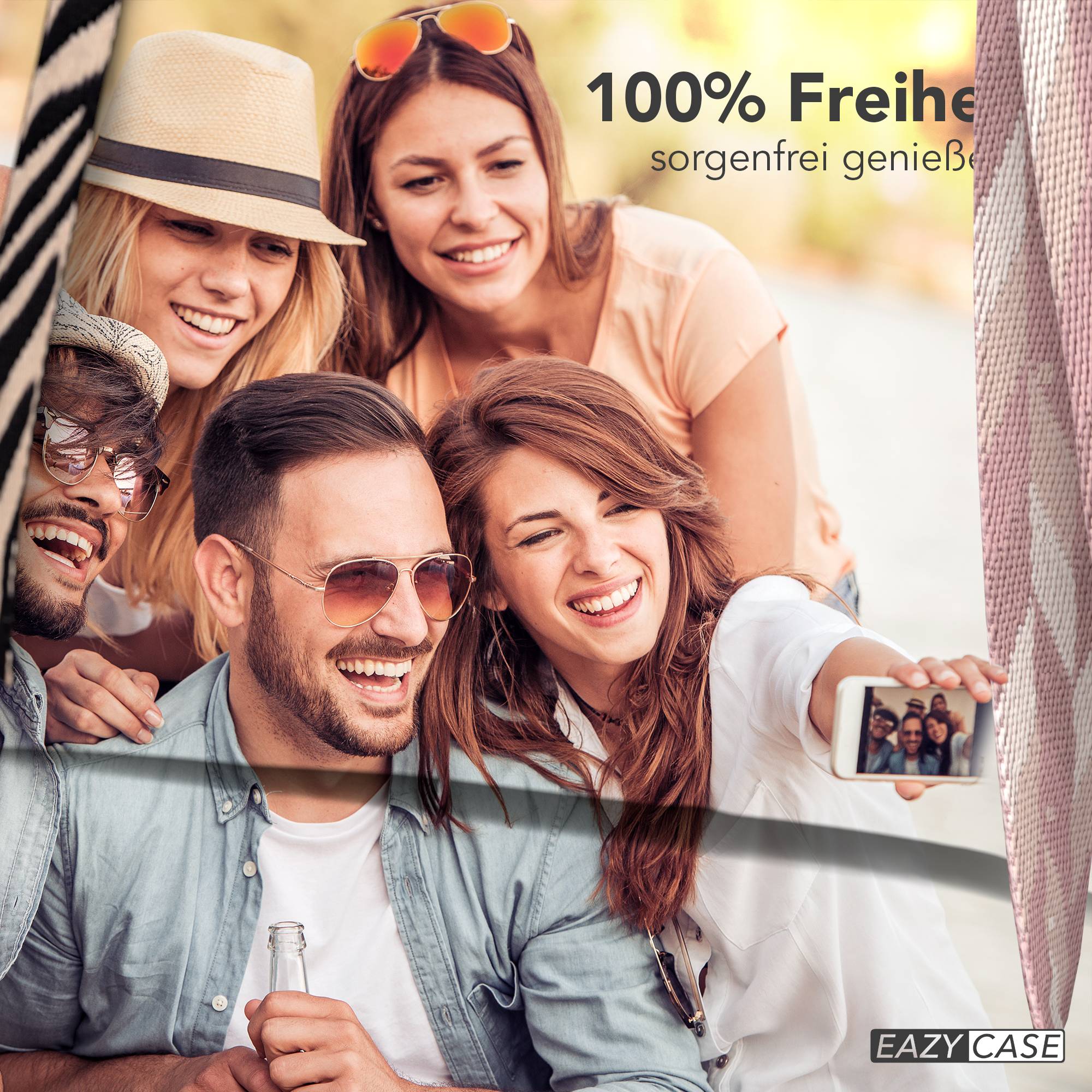 iPhone 16e Handykette mit verstellbarem Boho Band von EAZY CASE 