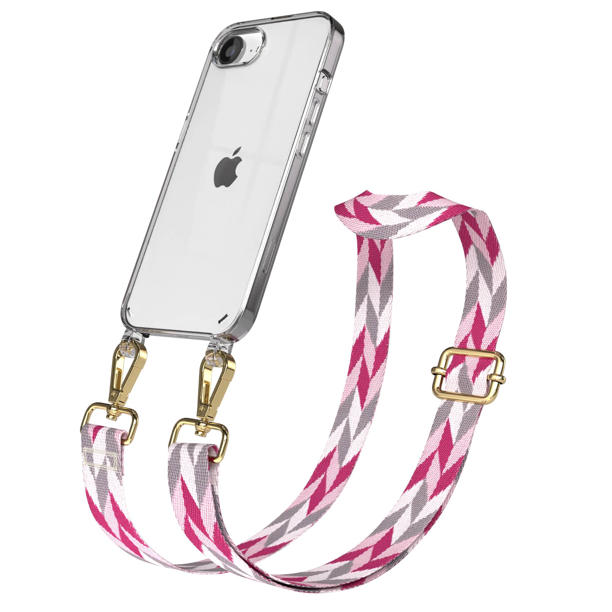 iPhone 16e Handykette mit verstellbarem Boho Band von EAZY CASE 