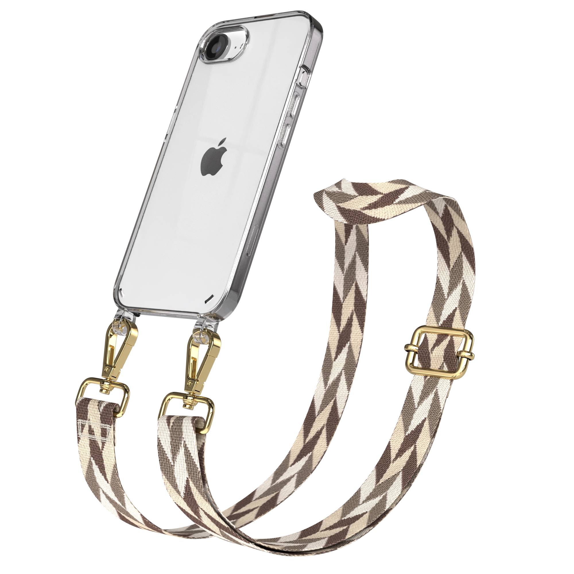 iPhone 16e Handykette mit verstellbarem Boho Band von EAZY CASE 