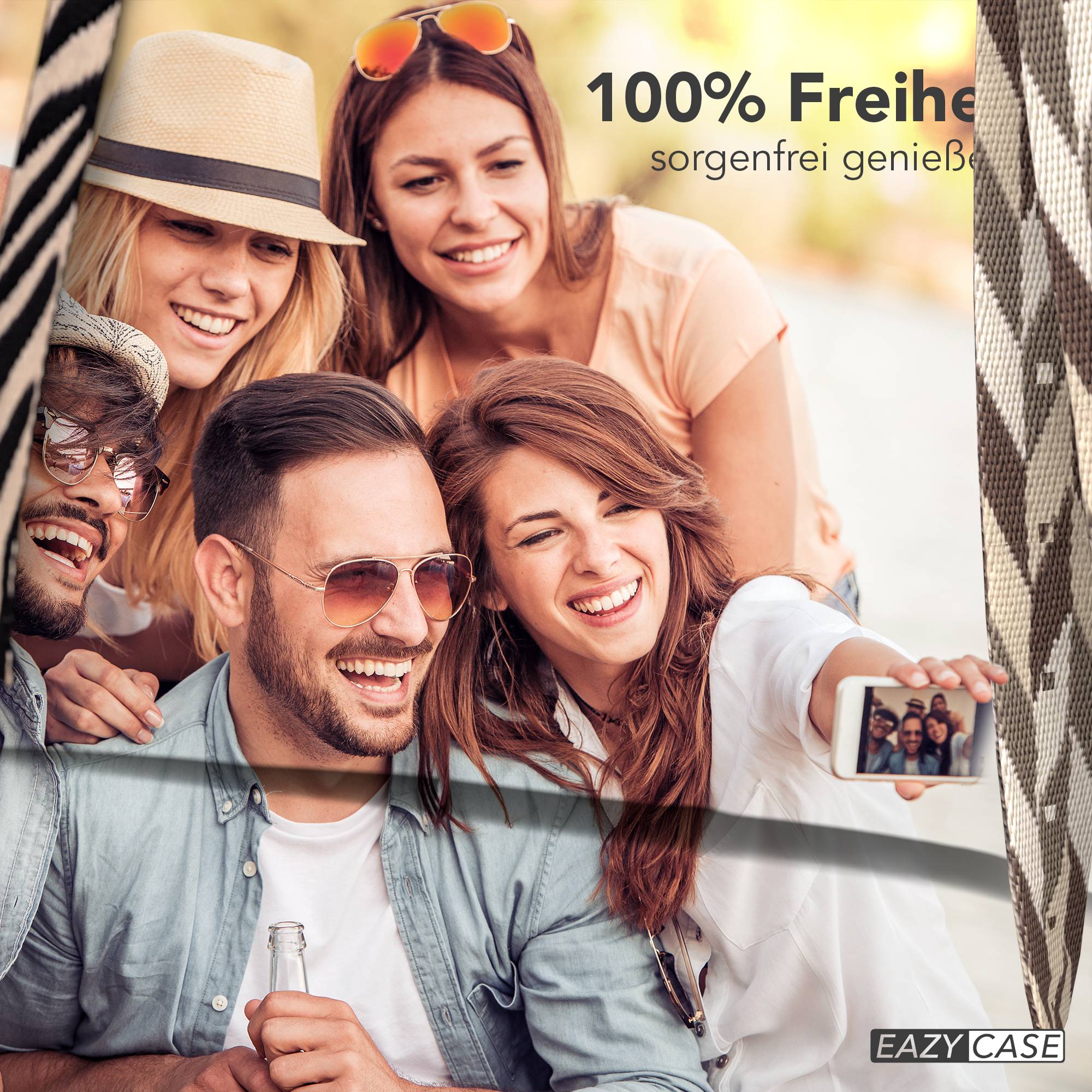 iPhone 16e Handykette mit verstellbarem Boho Band von EAZY CASE 