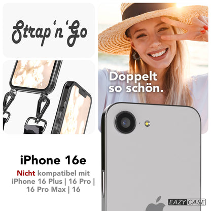 iPhone 16e Handykette mit verstellbarem Boho Band von EAZY CASE 