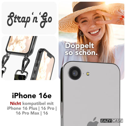 iPhone 16e Handykette mit verstellbarem Boho Band von EAZY CASE 