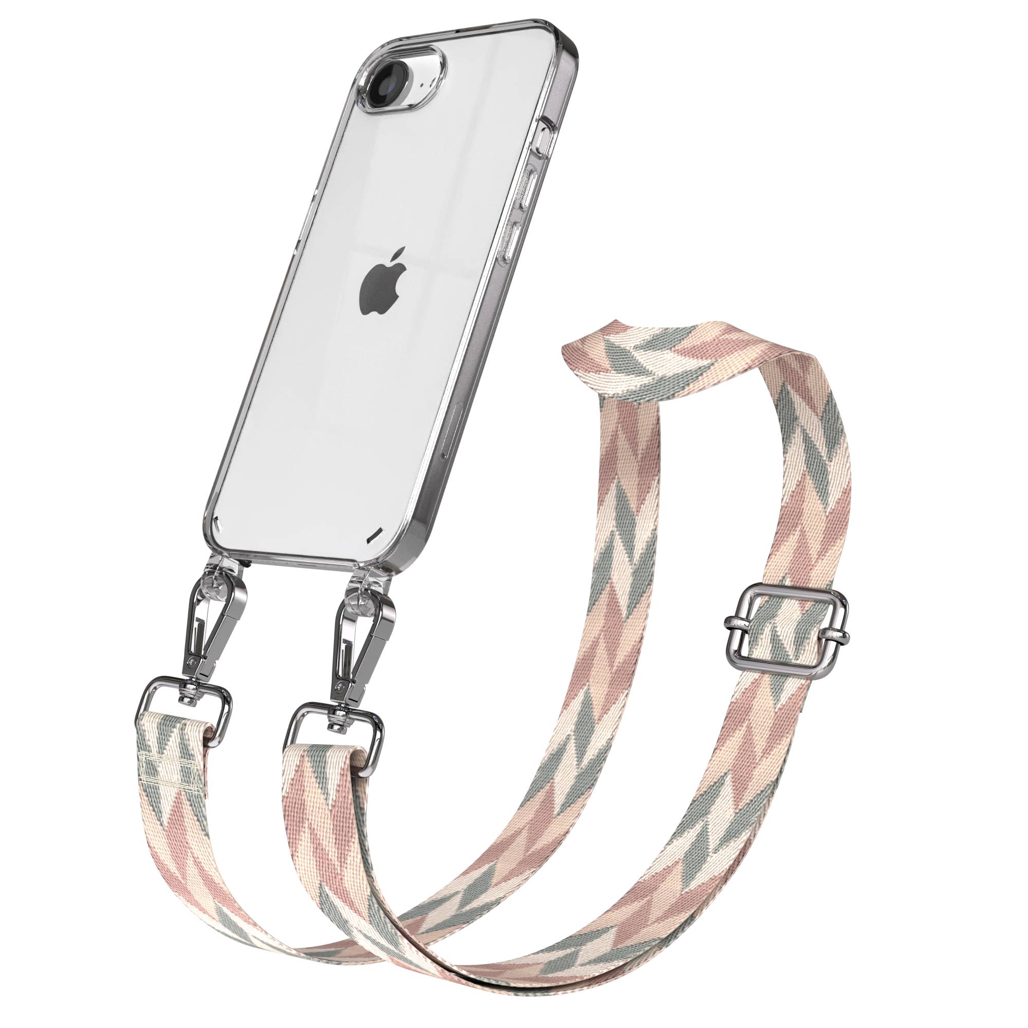 iPhone 16e Handykette mit verstellbarem Boho Band von EAZY CASE 