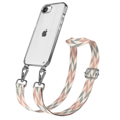 iPhone 16e Handykette mit verstellbarem Boho Band von EAZY CASE 
