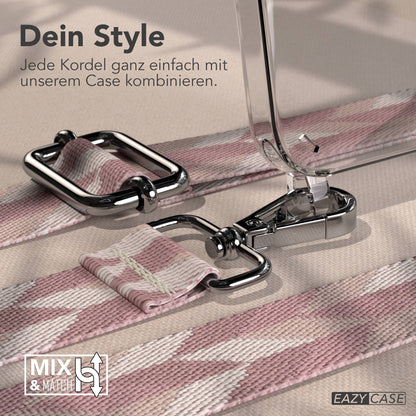 iPhone 16e Handykette mit verstellbarem Boho Band von EAZY CASE 
