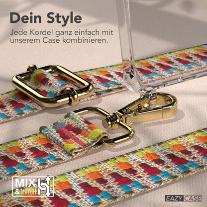 Samsung Galaxy S25 Edge Handykette mit verstellbarem Boho Trageriemen 