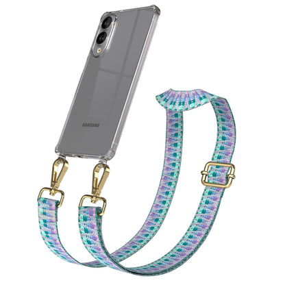 Samsung Galaxy S25 Edge Handykette mit verstellbarem Boho Trageriemen 