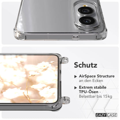 Samsung Galaxy S25 Edge Handykette mit verstellbarem Boho Trageriemen #farbe_beere-metallfarbe-gold