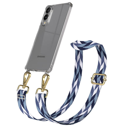 Samsung Galaxy S25 Edge Handykette mit verstellbarem Boho Trageriemen 