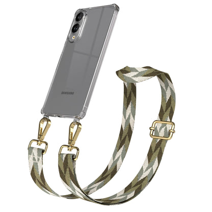 Samsung Galaxy S25 Edge Handykette mit verstellbarem Boho Trageriemen 