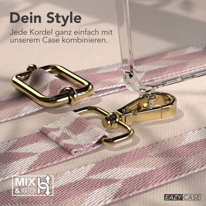 Samsung Galaxy S25 Edge Handykette mit verstellbarem Boho Trageriemen 