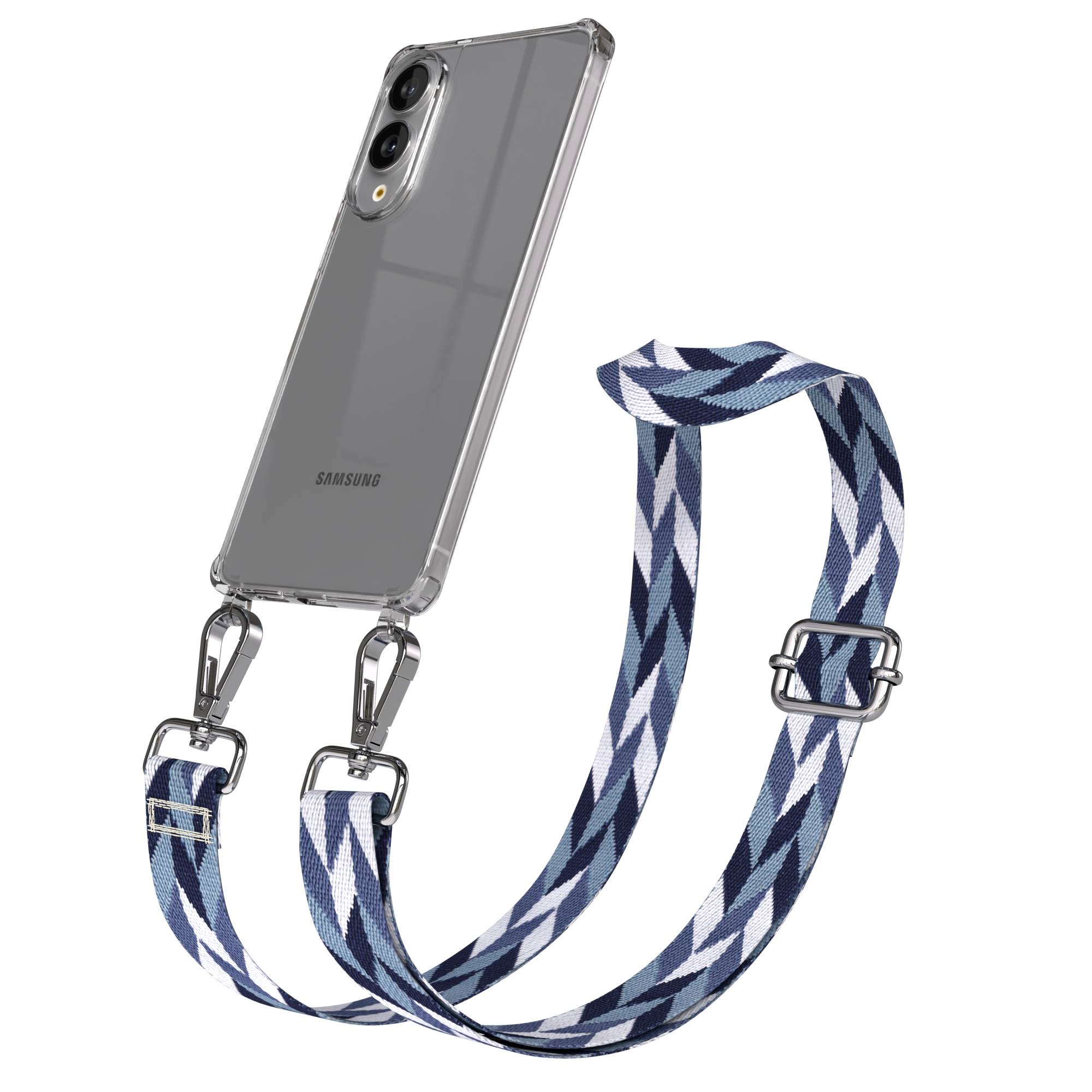 Samsung Galaxy S25 Edge Handykette mit verstellbarem Boho Trageriemen 