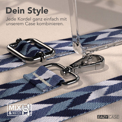 Samsung Galaxy S25 Edge Handykette mit verstellbarem Boho Trageriemen 