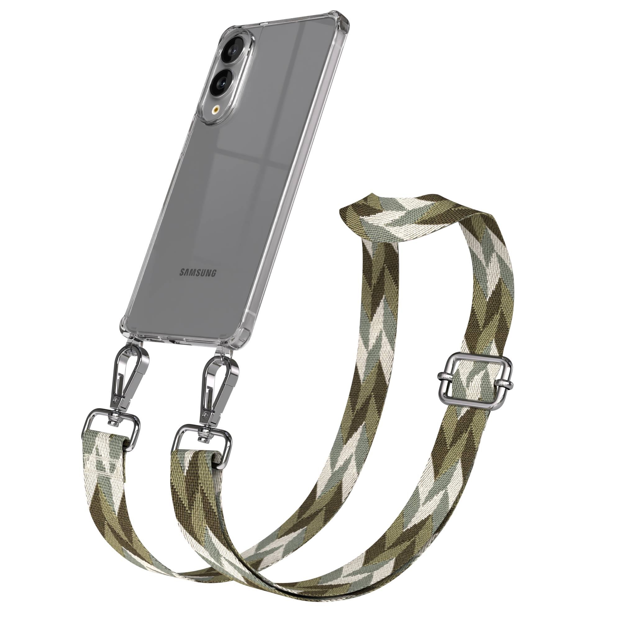 Samsung Galaxy S25 Edge Handykette mit verstellbarem Boho Trageriemen 