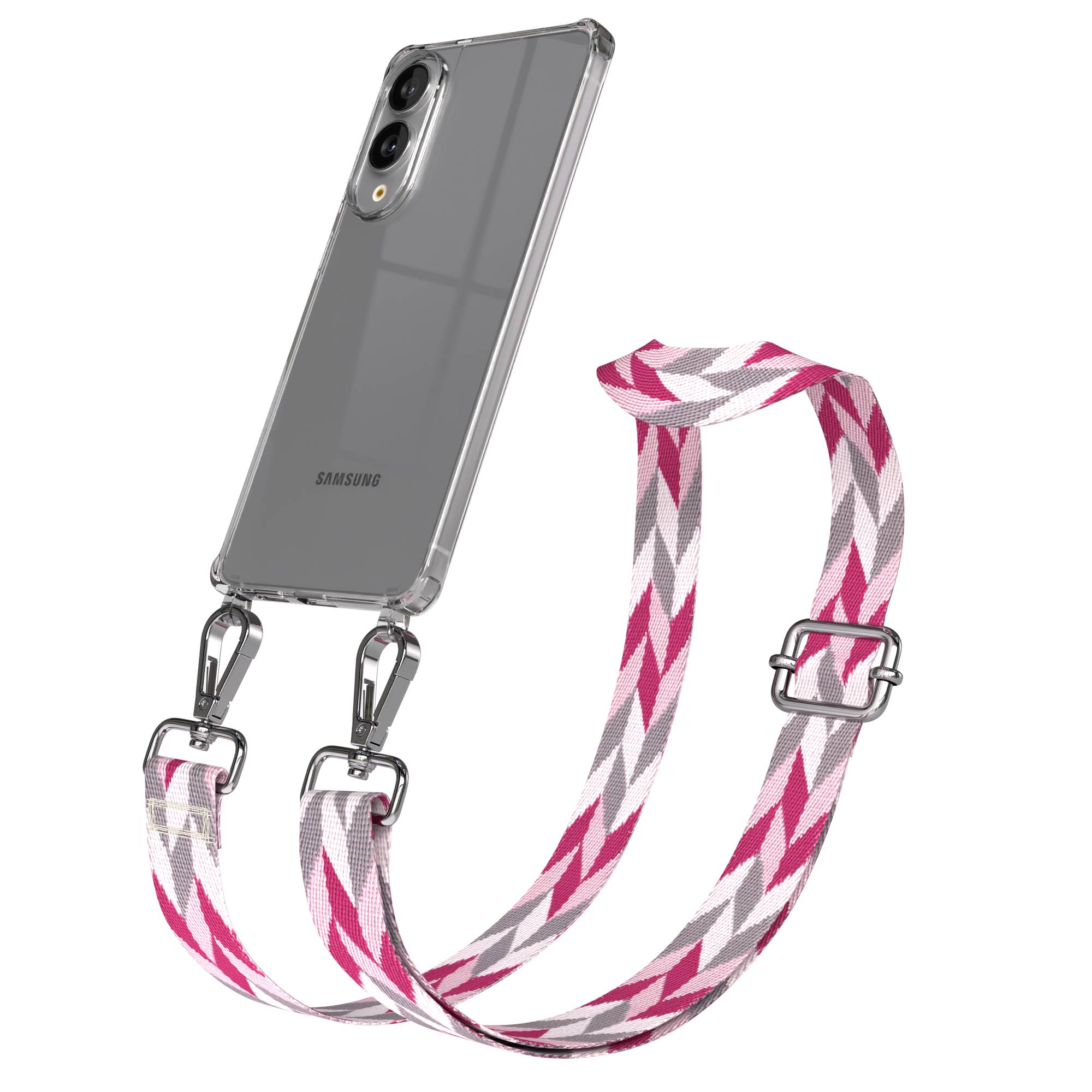 Samsung Galaxy S25 Edge Handykette mit verstellbarem Boho Trageriemen 