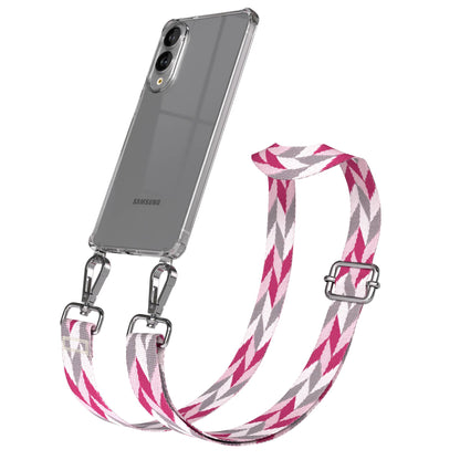 Samsung Galaxy S25 Edge Handykette mit verstellbarem Boho Trageriemen 
