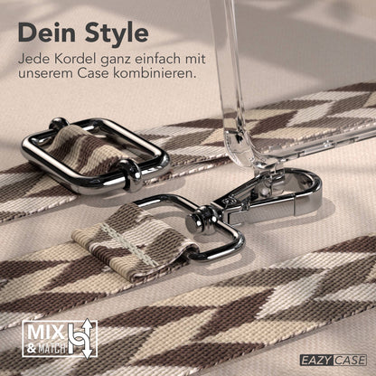 Samsung Galaxy S25 Edge Handykette mit verstellbarem Boho Trageriemen 