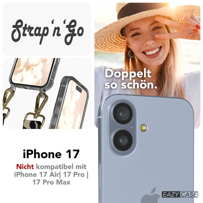 iPhone 17 Handykette mit verstellbarem Boho Band zum Umhängen 