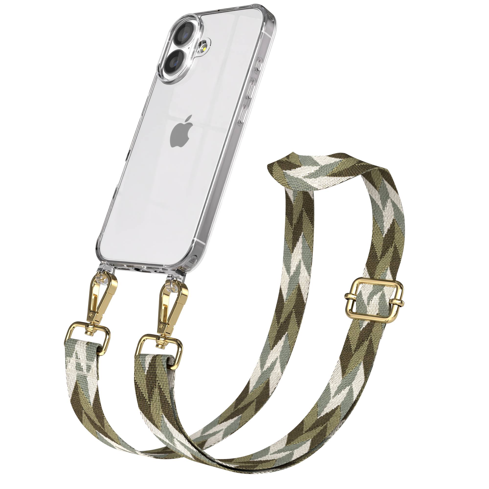 iPhone 17 Handykette mit verstellbarem Boho Band zum Umhängen 