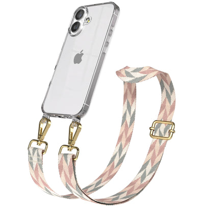 iPhone 17 Handykette mit verstellbarem Boho Band zum Umhängen 
