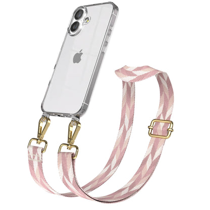 iPhone 17 Handykette mit verstellbarem Boho Band zum Umhängen 