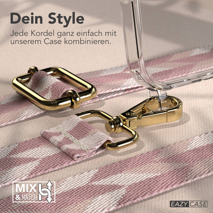 iPhone 17 Handykette mit verstellbarem Boho Band zum Umhängen 