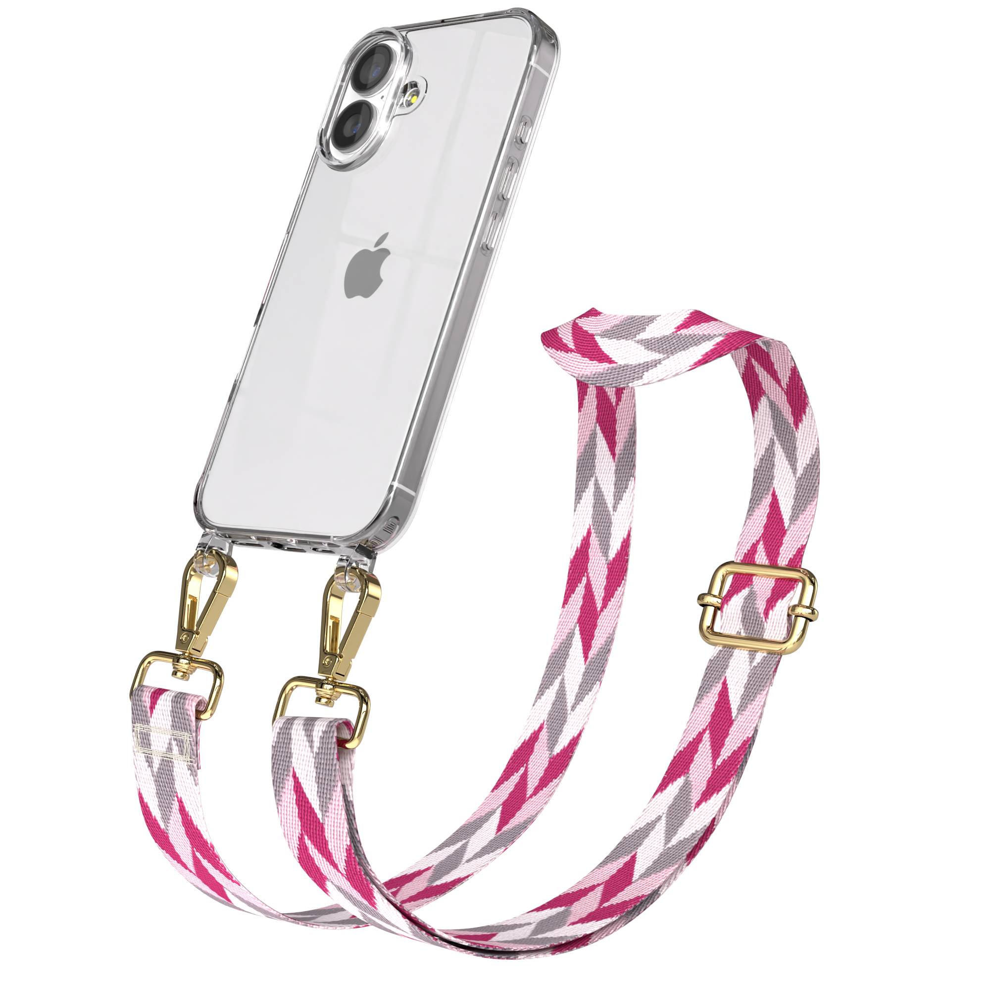 iPhone 17 Handykette mit verstellbarem Boho Band zum Umhängen 