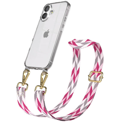 iPhone 17 Handykette mit verstellbarem Boho Band zum Umhängen 