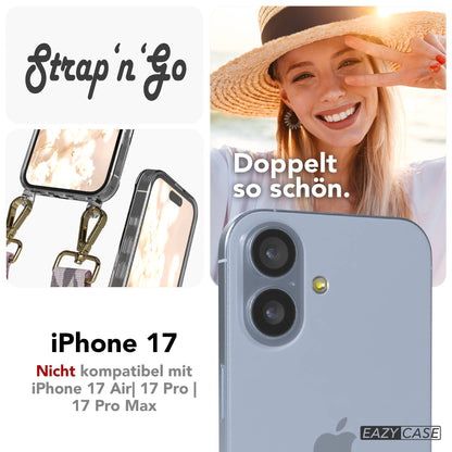 iPhone 17 Handykette mit verstellbarem Boho Band zum Umhängen 